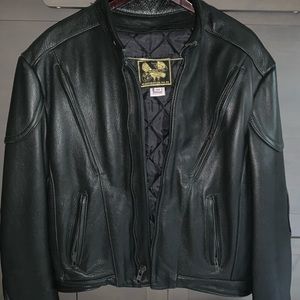 Vintage US Made CO. Leather Motorcycle Jacket